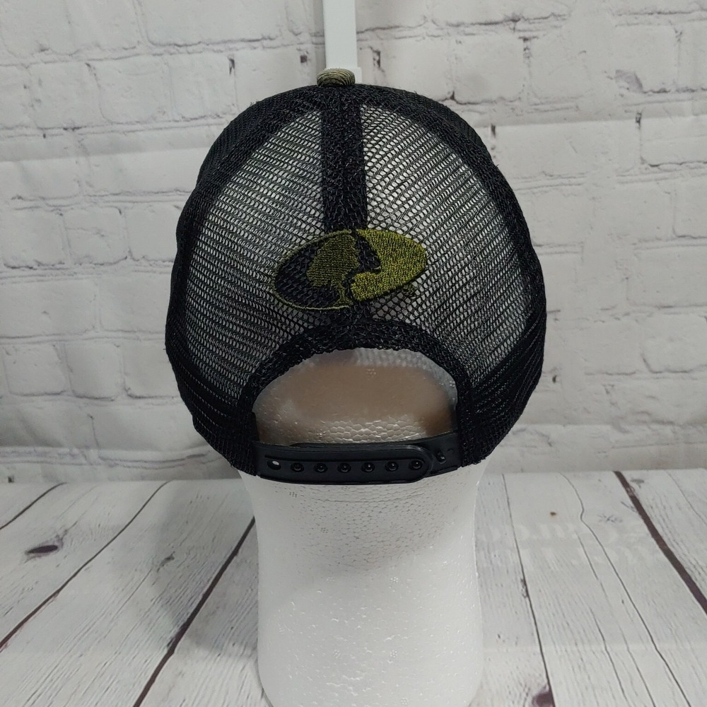 Mossy Oak Hat Cap Snap Back Adjustable Green Gold Pre Owned HT 96 86 - Picture 4 of 7